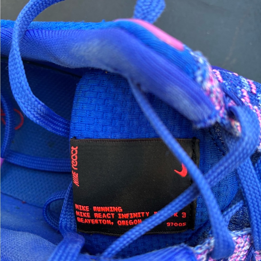 NIKE 6 React Infinity React 3 Running Racer Blue … - image 9